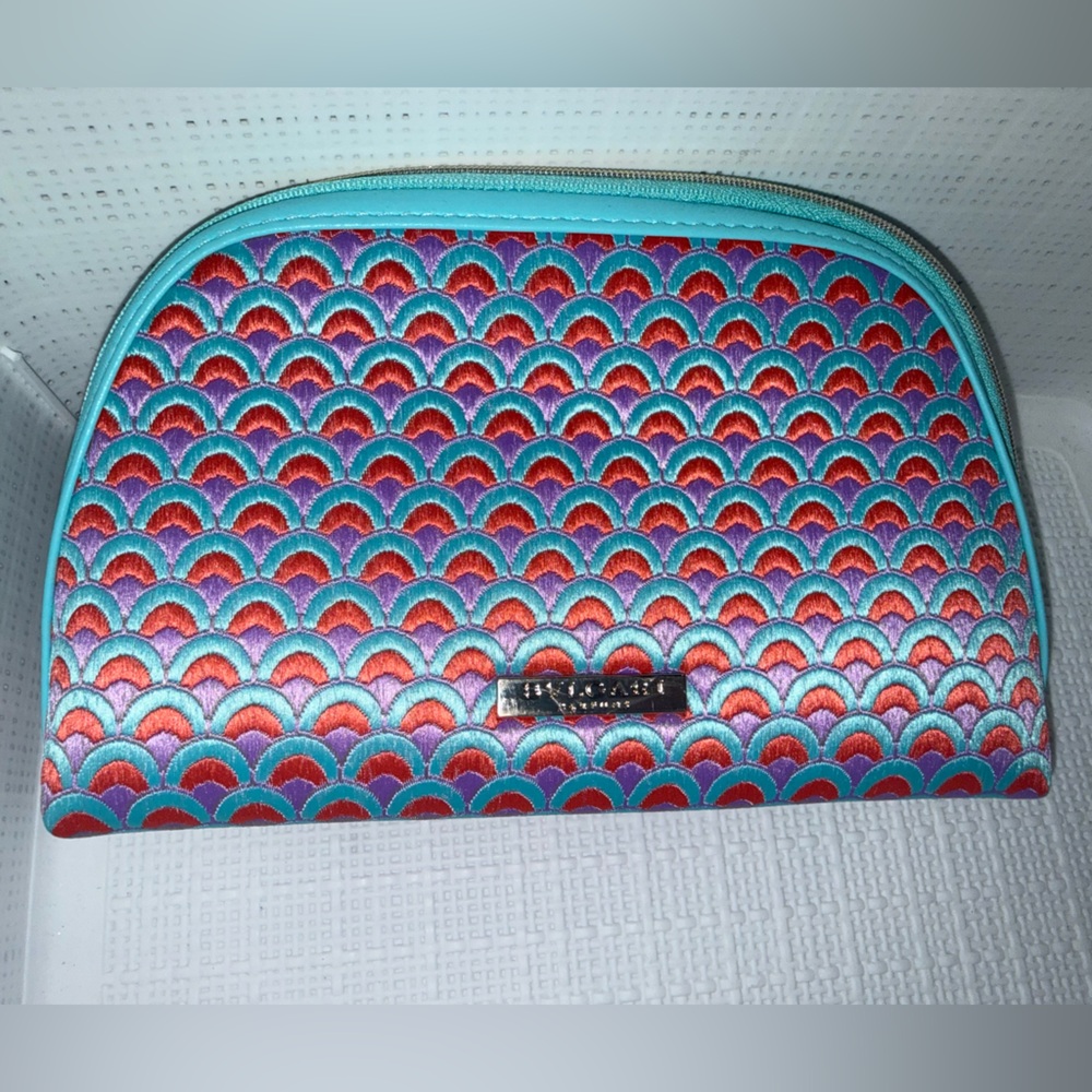 Bulgari Blue and Red Cosmetic Case